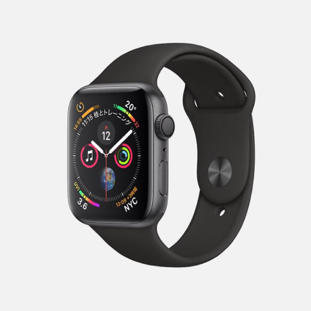 大人気 Apple black 4 series Watch Apple - Watch 腕時計(デジタル)