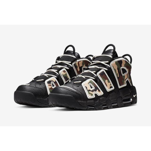 NIKE(ナイキ)の28.5 AIRMOREUPTEMPO'96 モアテン黒カモ メンズの靴/シューズ(スニーカー)の商品写真