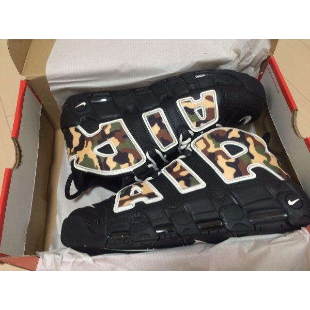 NIKE(ナイキ)の28.5 AIRMOREUPTEMPO'96 モアテン黒カモ メンズの靴/シューズ(スニーカー)の商品写真