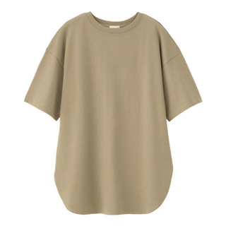 ジーユー(GU)のヘビーウエイトオーバーサイズTシャツ(Tシャツ/カットソー(半袖/袖なし))