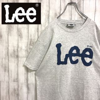 リー(Lee)のアメリカ製 90s 古着 lee リー デカロゴ Tシャツ ビッグシルエット(Tシャツ/カットソー(半袖/袖なし))