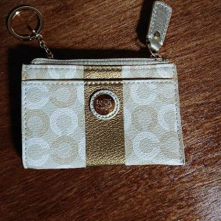 コーチ(COACH)のCOACH コインキーケース ゴールド(キーケース)