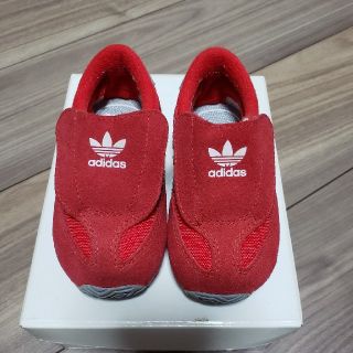 アディダス(adidas)の☆週末限定値下げ☆adidas　アディダス　ファーストシューズ　赤　12.0cm(その他)