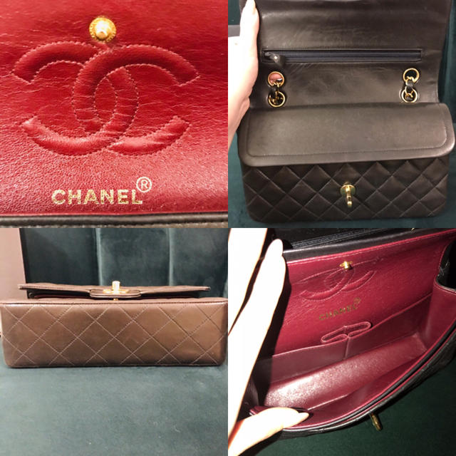 CHANEL(シャネル)のCHANEL ❤️✨ ダブルチェーン マトラッセ ラムスキン レディースのバッグ(ハンドバッグ)の商品写真