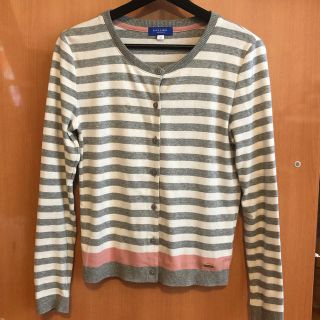 バーバリーブルーレーベル(BURBERRY BLUE LABEL)の⚠️hime☆さま専用⚠️【ブルーレーベル】棉100%  ボーダー カーディガン(カーディガン)