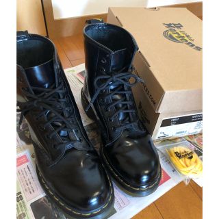 ドクターマーチン(Dr.Martens)のDr.Martens ブラック UK7 美品(ブーツ)