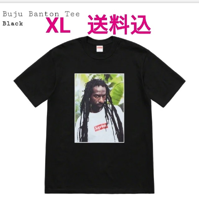 Supreme Buju Banton Tee サイズXL 黒トップス