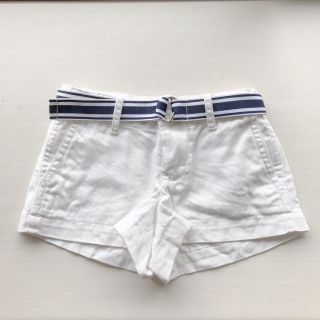 ラルフローレン(Ralph Lauren)の【美品】ラルフローレン ショートチノパンツ 100(3T) ホワイト(パンツ/スパッツ)