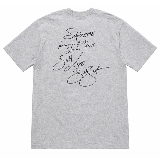 supreme Buju Banton Tee Heather Grey S