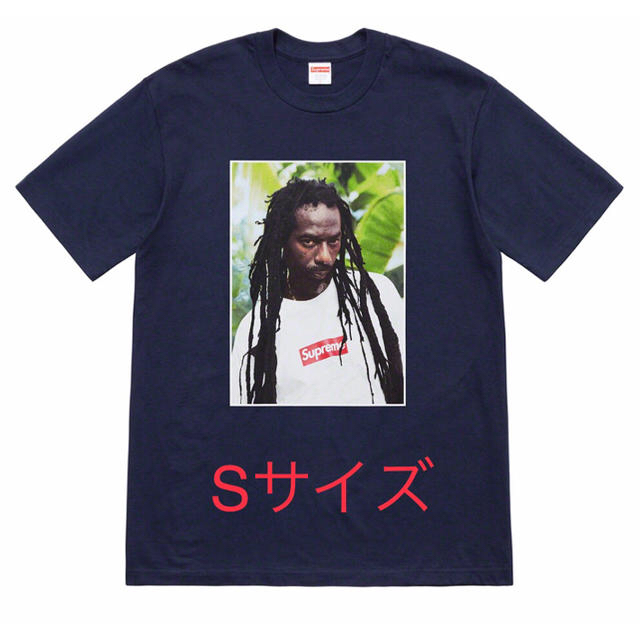 supreme Buju Banton Tee Navy S