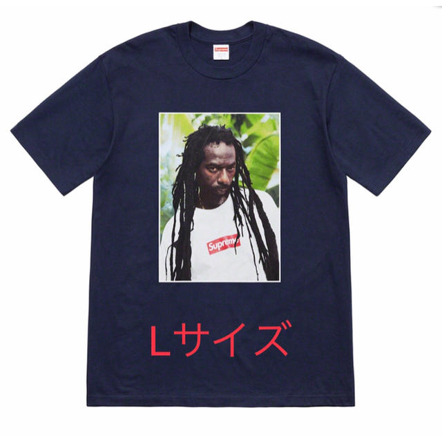 supreme Buju Banton Tee Navy L