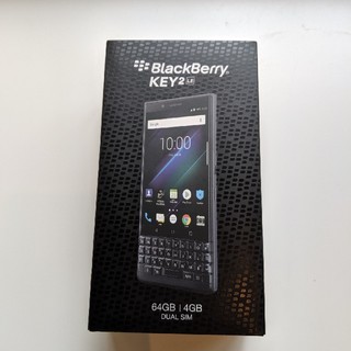 アンドロイド(ANDROID)のBlackBerry KEY2 LE 中古美品　国内版 Slate おまけ付き(スマートフォン本体)
