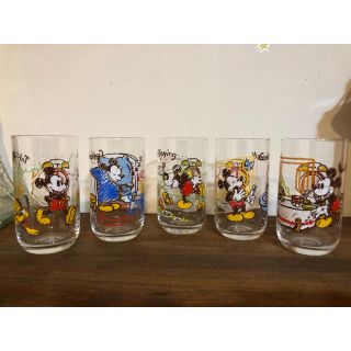 ディズニー(Disney)のディズニー グラス 5個セット(グラス/カップ)