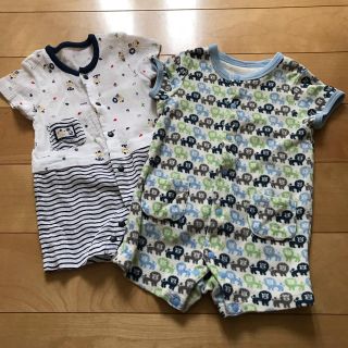 ユニクロ(UNIQLO)の60サイズ♡2枚セット(カバーオール)