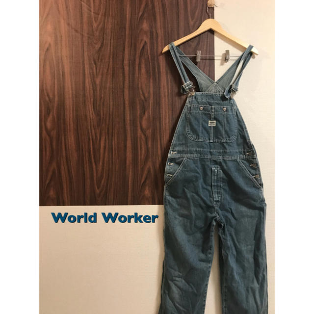 BIG JOHN - 【中古】World Workers/オーバーオール/サロペット/デニム/貴重の通販 by OBLY@CL ｜ビッグジョン