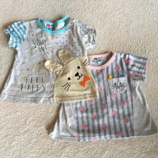 ベルメゾン(ベルメゾン)のmama様専用＊女の子半袖Tシャツ2枚セット(Tシャツ/カットソー)