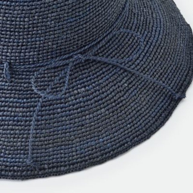 MUJI (無印良品)(ムジルシリョウヒン)の蓮花様専用　無印良品　ラフィア　たためるキャペリン　ツバ広帽子   レディースの帽子(麦わら帽子/ストローハット)の商品写真