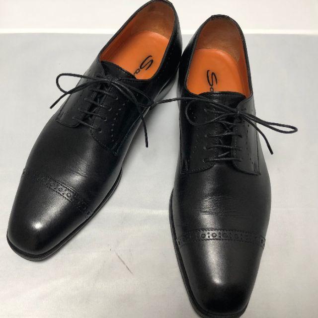 Santoni - Santoni サントーニ 13399 カーフ クォーターブローグ ブラックの通販 by shoji's shop