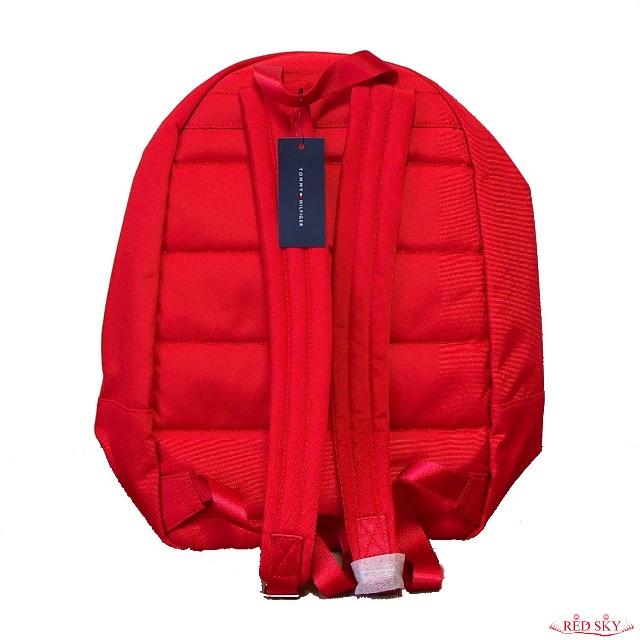 TOMMY HILFIGER(トミーヒルフィガー)の【☆存在感あり★】Tommy Hilfiger バックパック ~ RED ~♪♪ メンズのバッグ(バッグパック/リュック)の商品写真