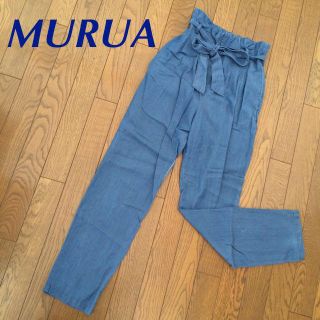 ムルーア(MURUA)のMURUA♡リボン付きハイウエストデニム(デニム/ジーンズ)