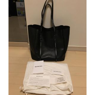 バレンシアガ(Balenciaga)の確実正規品バレンシアガオールレザートートバッグエブリデイネイビーカバス (トートバッグ)