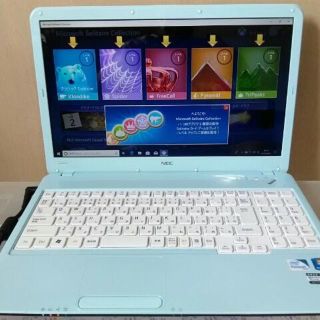 エヌイーシー(NEC)の★★ NEC 　LS150DS1YL　Windows 10　　爆速SSD搭載(ノートPC)