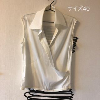 トゥービーシック(TO BE CHIC)のノースリーブシャツ  40サイズ(シャツ/ブラウス(半袖/袖なし))