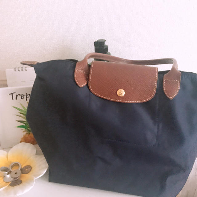 お値下げ❣️Longchamp♡ネイビートートバック