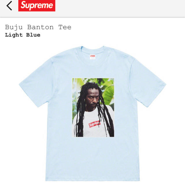 supreme Buju Banton photo tee シュプリームトップス