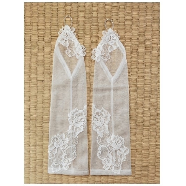 【WITH A WHITE】フィンガーレス グローブ ウェディング レディースのフォーマル/ドレス(その他)の商品写真