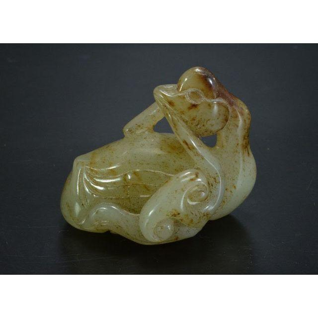 50%OFF! 中国 玉石白玉彫刻 獅子 紙鎮 置物 C R5388 C - htii.edu.kz