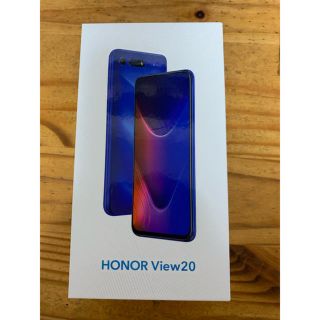 アンドロイド(ANDROID)のHONOR View20 ブラック PCT-L29 グローバル版(スマートフォン本体)