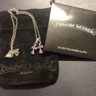 クロムハーツ(Chrome Hearts)のベビーファット  ピンクサファイア ルビー (ネックレス)