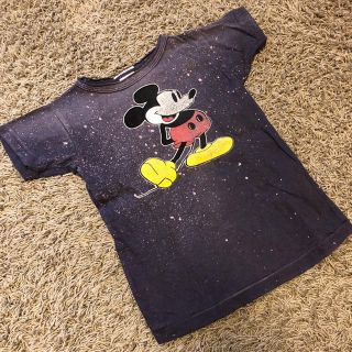 デニムダンガリー(DENIM DUNGAREE)のdenim&dungaree デニムダンガリー Mickey ペンキ飛ばし(Tシャツ/カットソー)