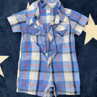 オールドネイビー(Old Navy)の半袖 ロンパース 60サイズ(ロンパース)