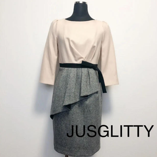 JUSGLITTY(ジャスグリッティー)のジャスグリッティー ワンピース レディースのワンピース(ひざ丈ワンピース)の商品写真