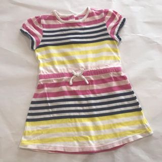 ベビーギャップ(babyGAP)のbabyGap ワンピース ボーダーワンピース 80cm(ワンピース)