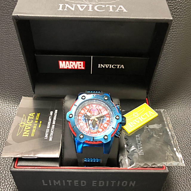 MARVEL - 新品限定モデル スパイダーマン マーベル invicta クロノ
