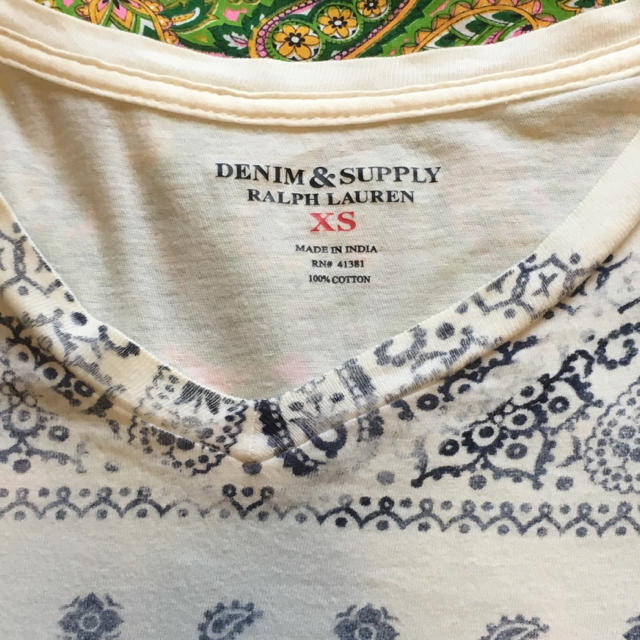 Denim & Supply Ralph Lauren(デニムアンドサプライラルフローレン)のDENIM&SUPPLY Ralph Lauren  ペイズリーTシャツ  メンズのトップス(Tシャツ/カットソー(半袖/袖なし))の商品写真