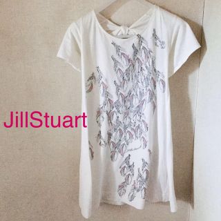 ジルスチュアート(JILLSTUART)のJillStuart バックリボンワンピ(ミニワンピース)