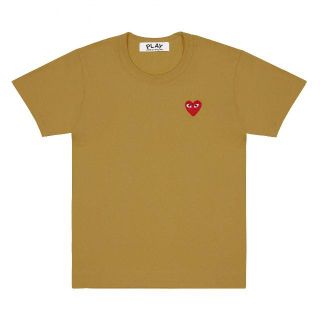 コムデギャルソン(COMME des GARCONS)のPLAYコムデギャルソン メンズ カラーシリーズ Tシャツ OLIVE /XXL(Tシャツ/カットソー(半袖/袖なし))