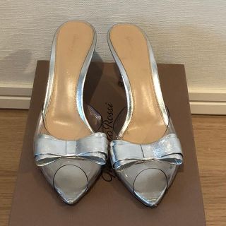 ジャンヴィットロッシ(Gianvito Rossi)のgianvito  rossi ジャンヴィトロッシ plexi ミュール 38(サンダル)