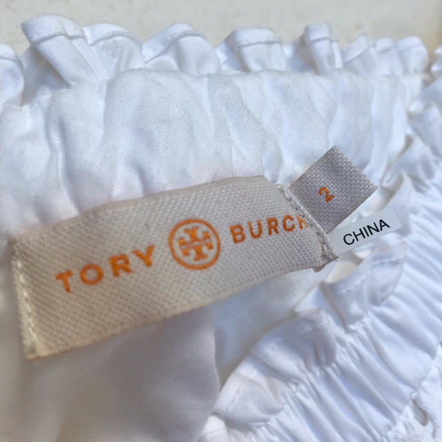 Tory Burch(トリーバーチ)のトリーバーチ 新品 レース フリル ワンピ リゾート 水着 レディースのワンピース(ひざ丈ワンピース)の商品写真