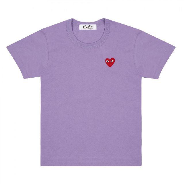 COMME des GARCONS(コムデギャルソン)のPLAYコムデギャルソン メンズ カラーシリーズ Tシャツ PUR /XXL メンズのトップス(Tシャツ/カットソー(半袖/袖なし))の商品写真