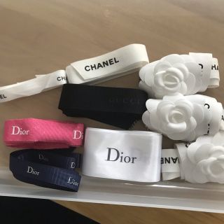 シャネル(CHANEL)のCHANEL Dior GUCCI リボン シャネル ディオール グッチ(その他)