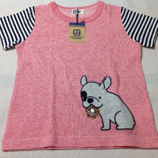 ニットプランナー(KP)のKP BOY/新品/ワンちゃんのTシャツ/赤/100センチ(Tシャツ/カットソー)