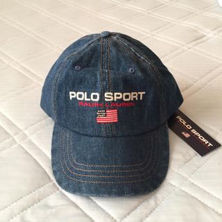 ポロラルフローレン(POLO RALPH LAUREN)のPOLO SPORT ポロスポーツ denim cap デニム キャップ 復刻(キャップ)