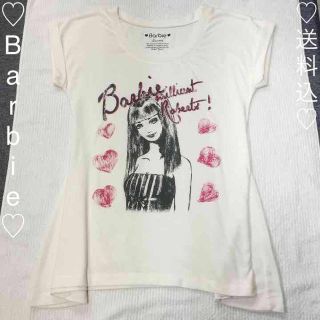 バービー(Barbie)の送料込♡バービー♡袖も裾も可愛いデザイン(Tシャツ(半袖/袖なし))