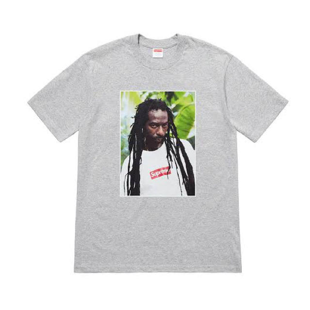 Supreme Buju Banton tee Hether Gray Mサイズ