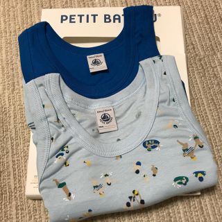 プチバトー(PETIT BATEAU)の☆プチバトー 19SS セール☆タンクトップ2枚組 6a(下着)